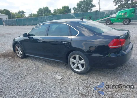 2013 Volkswagen Passat 2.5L Se from USA, damaged, VIN 1VWBP7A31DC117383